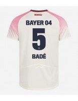Bayer Leverkusen Loic Bade #5 Venkovní Dres 2025-26 Krátký Rukáv Bayer Leverkusen Loic Bade #5 Venkovní Dres 2025-26 Krátký Rukáv